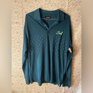 Bad Birdie Dark Teal Button Down Shirt